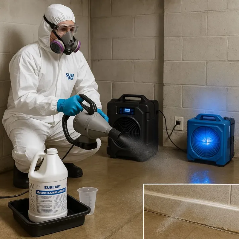 Sanitization and Odor Removal process in Broadview, IL