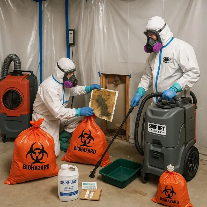 Contaminated Water Handling Protocols process in Broadview, IL